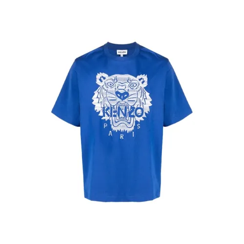 KENZO Мужские синие футболки