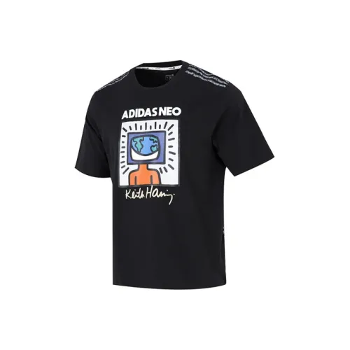 ADIDAS NEO Мужские Черные T-рубашки