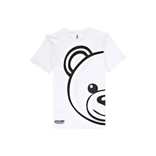 MOSCHINO Белая Мужская T-Рубашка