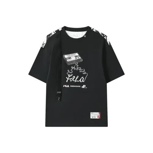 FILA MIHARA YASUHIRO Collaboration Collection Рубашка Мужская Черная