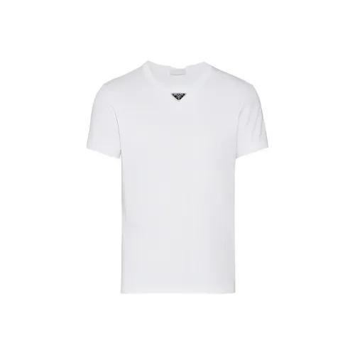 PRADA Белые Мужские T-рубашки