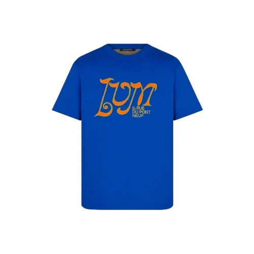 LOUIS VUITTON Рубашка Мужская Синяя