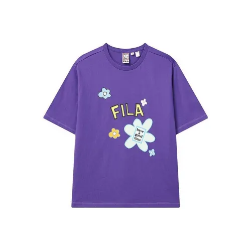 FILA x HAGT Фиолетовая Унисекс Футболка