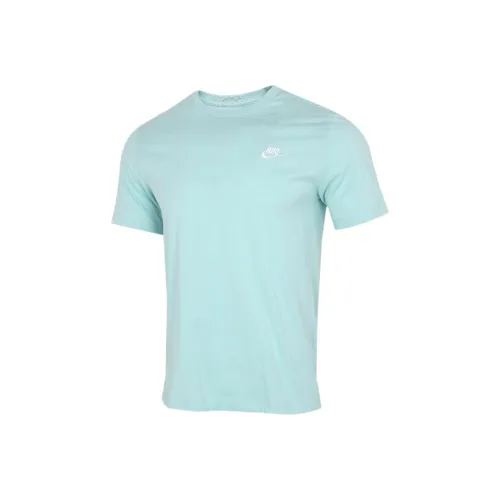 Nike T-Shirt Мужской Светлый Розовый Зеленый