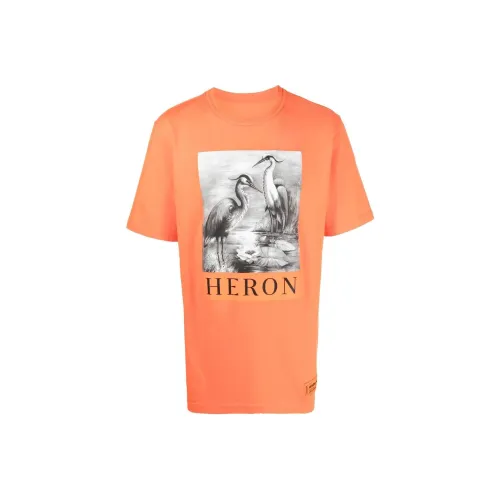 HERON PRESTON Апельсин Мужские Рубашки