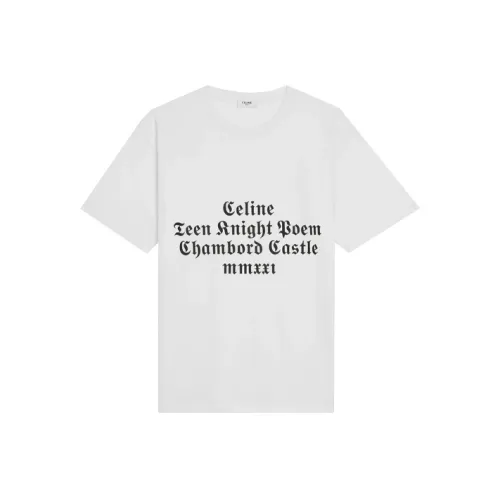 CELINE FW21 T Рубашка Мужская Белая