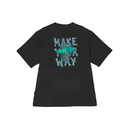 Nerdy Черная Унисекс Футболка