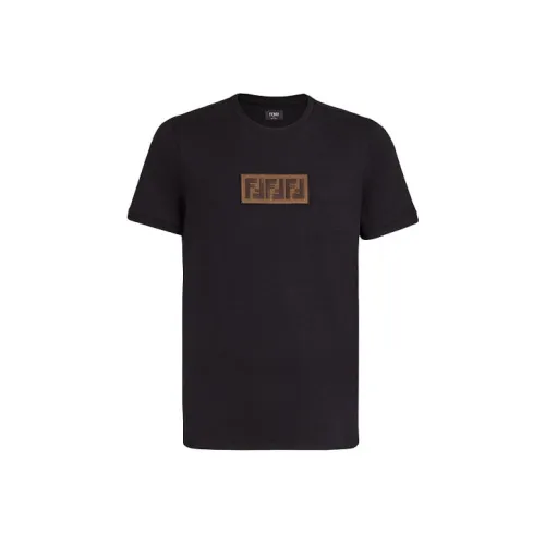 Fendi Черные Мужские T-Рубашки