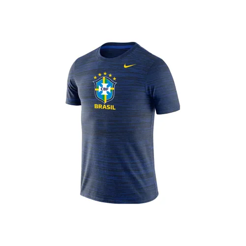Nike Blue Men's T-Shirts Найк Синий Мужские Футболки