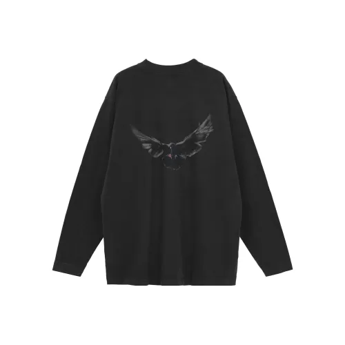 YEEZY Gap X Balenciaga Collaboration Промытый черный Унисекс Футболка