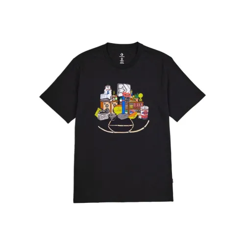 Конверс Черные Мужские T-Рубашки