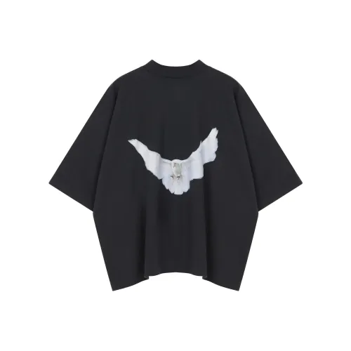 YEEZY x Gap X Balenciaga Dove 3 4 рукав Tee T-рубашка Унисекс Темно-зеленый