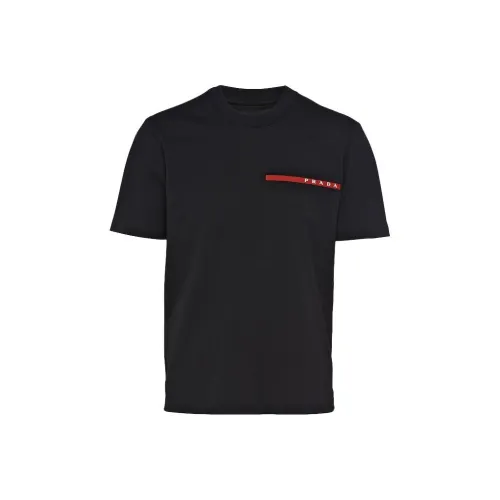 PRADA Мужские черные T-рубашки