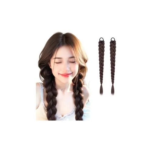 MUYAN Fresh Look Girlish Двойной TWISTED Жареное тесто Косичка Перука для Женщин