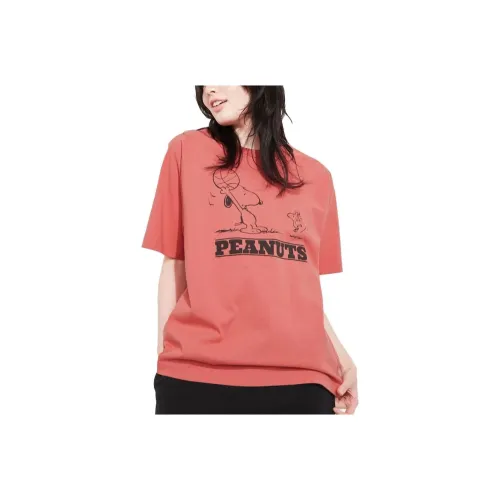 UNIQLO Оранжево-желтая унисекс футболка