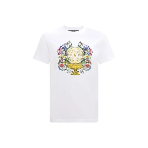 VERSACE JEANS COUTURE Белая Мужская Футболка