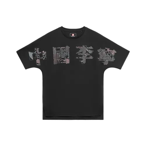 LINING Черная Унисекс Футболка