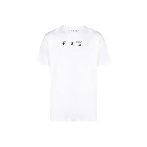 Off Белый SS21 Белый Мужская T-Рубашка