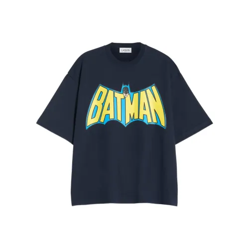 Lanvin x Batman Синий Мужской T-Рубашка
