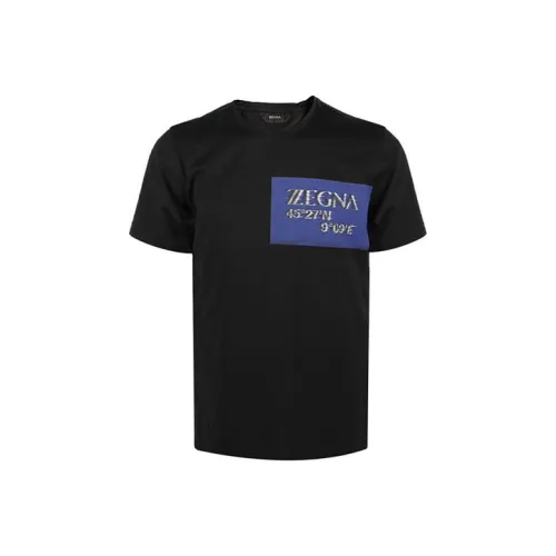 Zzegna Черные Мужские T-Рубашки