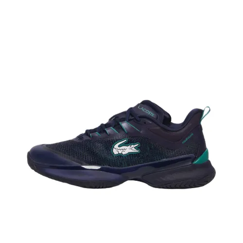 LACOSTE Slip Resistant Abrasion Resistant Низкий Топ Кроссовки для тенниса Мужские Морской синий
