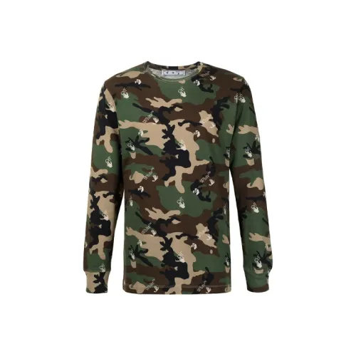 Off Белый SS21 Зеленый Мужская T-Рубашка