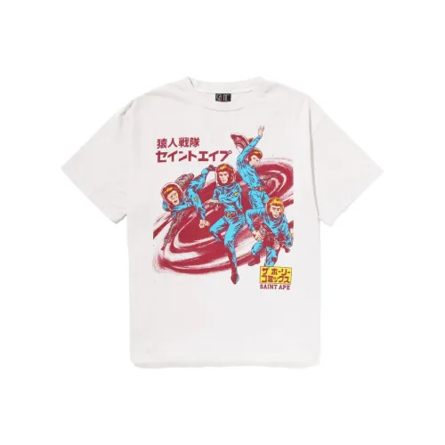 A BATHING APE Белая Мужская Футболка