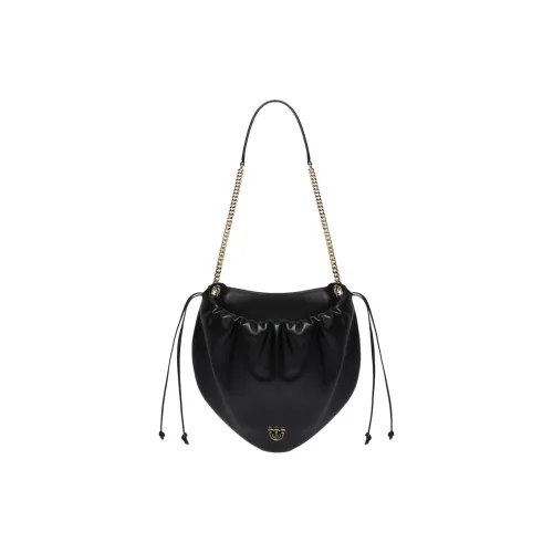 PINKO Galleria Овчина Сумка-хобо Сумка через плечо Женская Черная