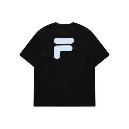 FILA FUSION FOB Series Черная Унисекс Рубашка T