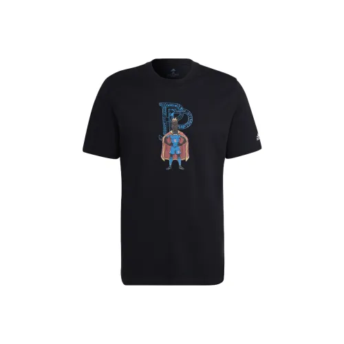 Adidas Мужские черные футболки