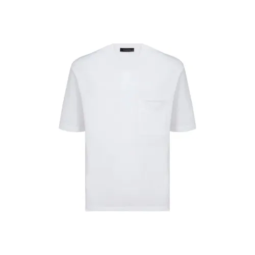 Ermenegildo Zegna Белые Мужские T-рубашки