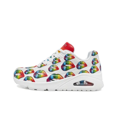 Skechers Uno Low Топ Повседневная обувь Женская Белая