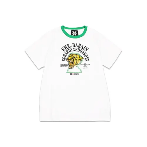 ED HARDY X ed hardy SS22 Прямой крой T-рубашка Унисекс Белый
