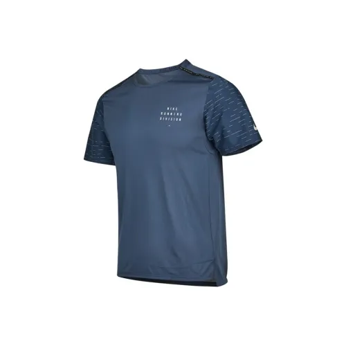 Nike Темно-синие мужские футболки T-Shirt