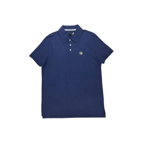 LOVE MOSCHINO Мужская рубашка цвета морского синего