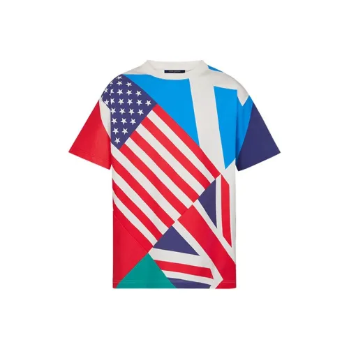 LOUIS VUITTON FW21 T-Рубашка Мужская Многоцветная