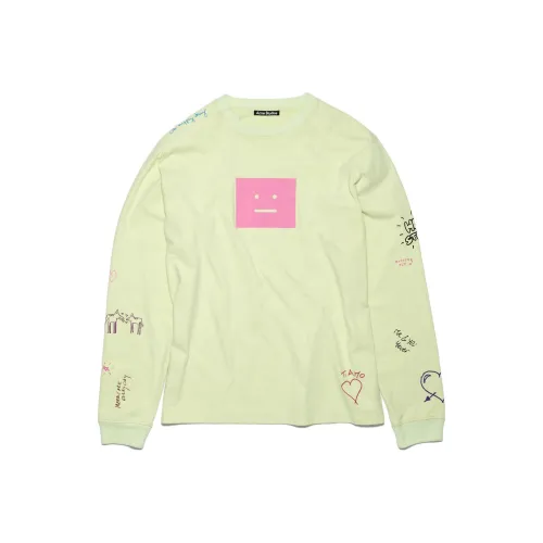 ACNE STUDIOS Зеленая Унисекс Футболка