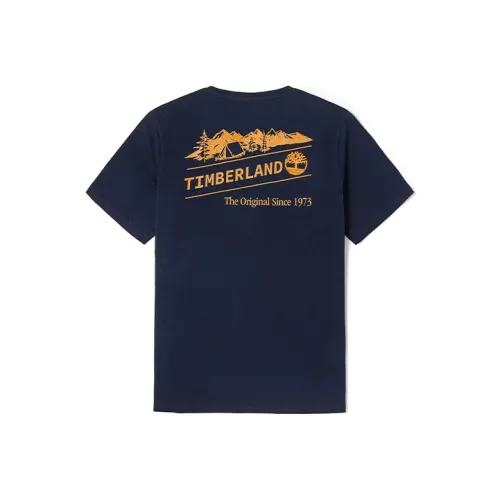 Timberland Темно-сапфировый Мужская T-рубашка