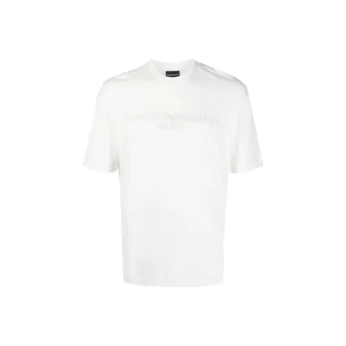 EMPORIO ARMANI Белые Мужские T-рубашки