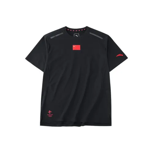 Anta Черные Мужские T-рубашки