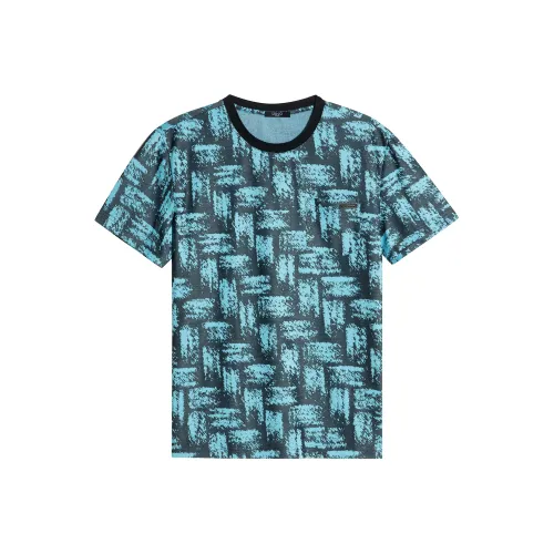 LIU·JO UOMO Черный Синий Мужская T-Рубашка