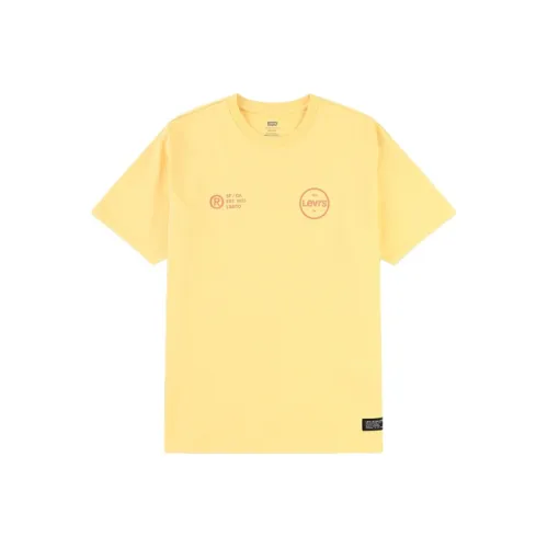 Levi's T-Shirt Мужской Светло-Желтый