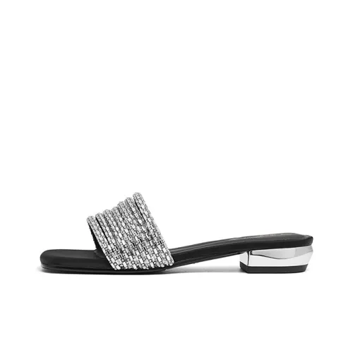 RED DRAGONFLY Резиновая подошва стразы слипоны женские