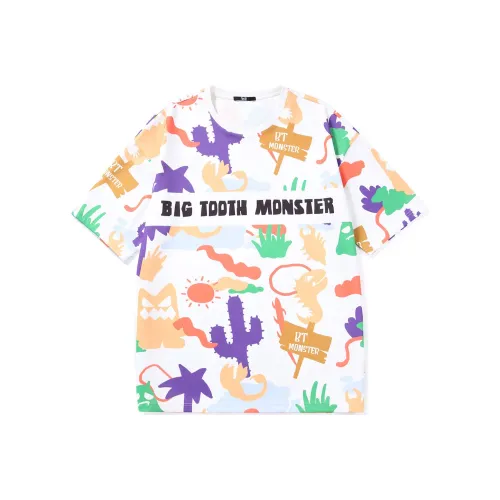 BT Прямой крой рукав длиной до локтя футболка унисекс белый