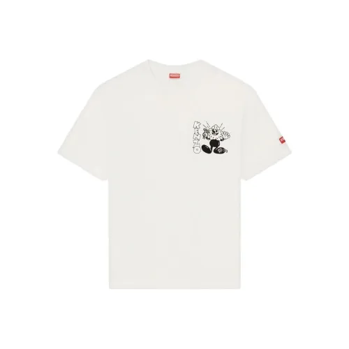 KENZO BOKE FLOWER Collection Белая Мужская T-Рубашка