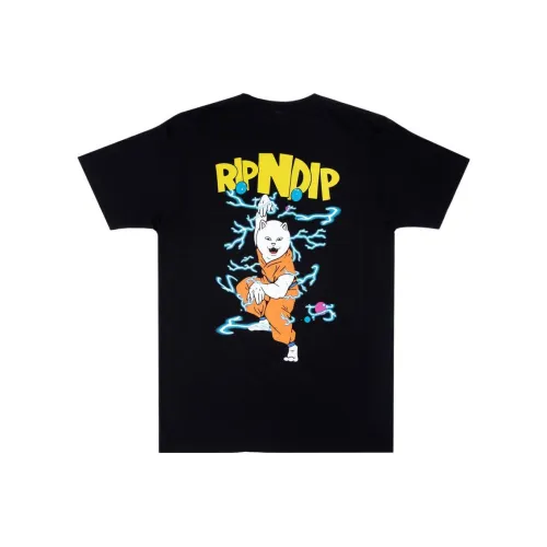 RIPNDIP Черные Мужские T-Рубашки
