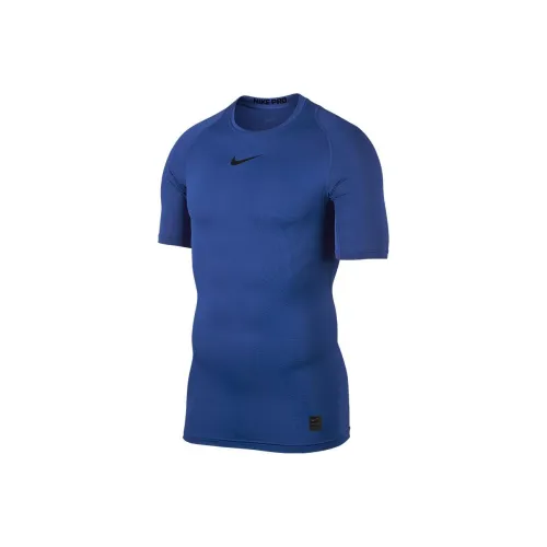 Nike Blue Men's T-Shirts Найк Синий Мужские Футболки
