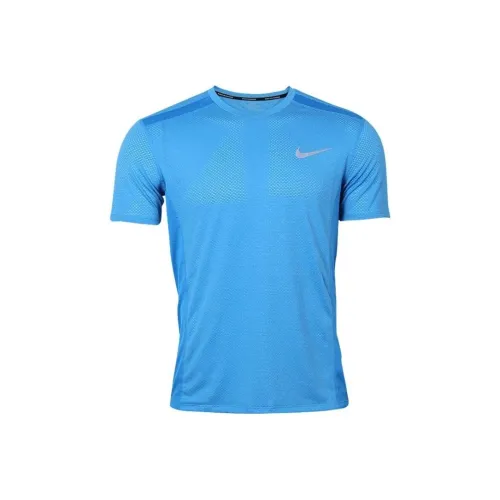 Nike Blue Men's T-Shirts Найк Синий Мужские Футболки