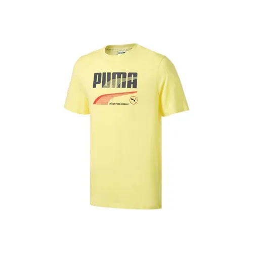 PUMA AOP Желтые Мужские Футболки