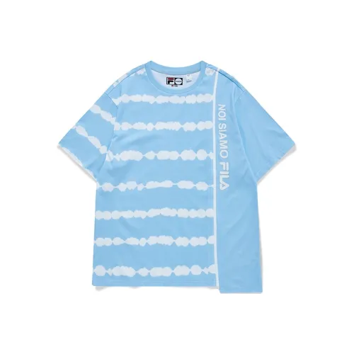 FILA FUSION T Рубашка Мужская Синяя Белая Jumping